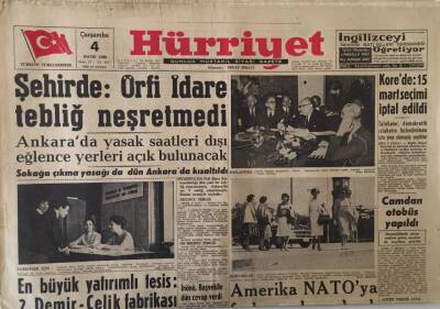 Hürriyet Gazetesi 4 Mayıs 1960 - En Büyük Yatırımlı Tesis 2. Demir - Çelik Fabrikası - GZ16472 - 2