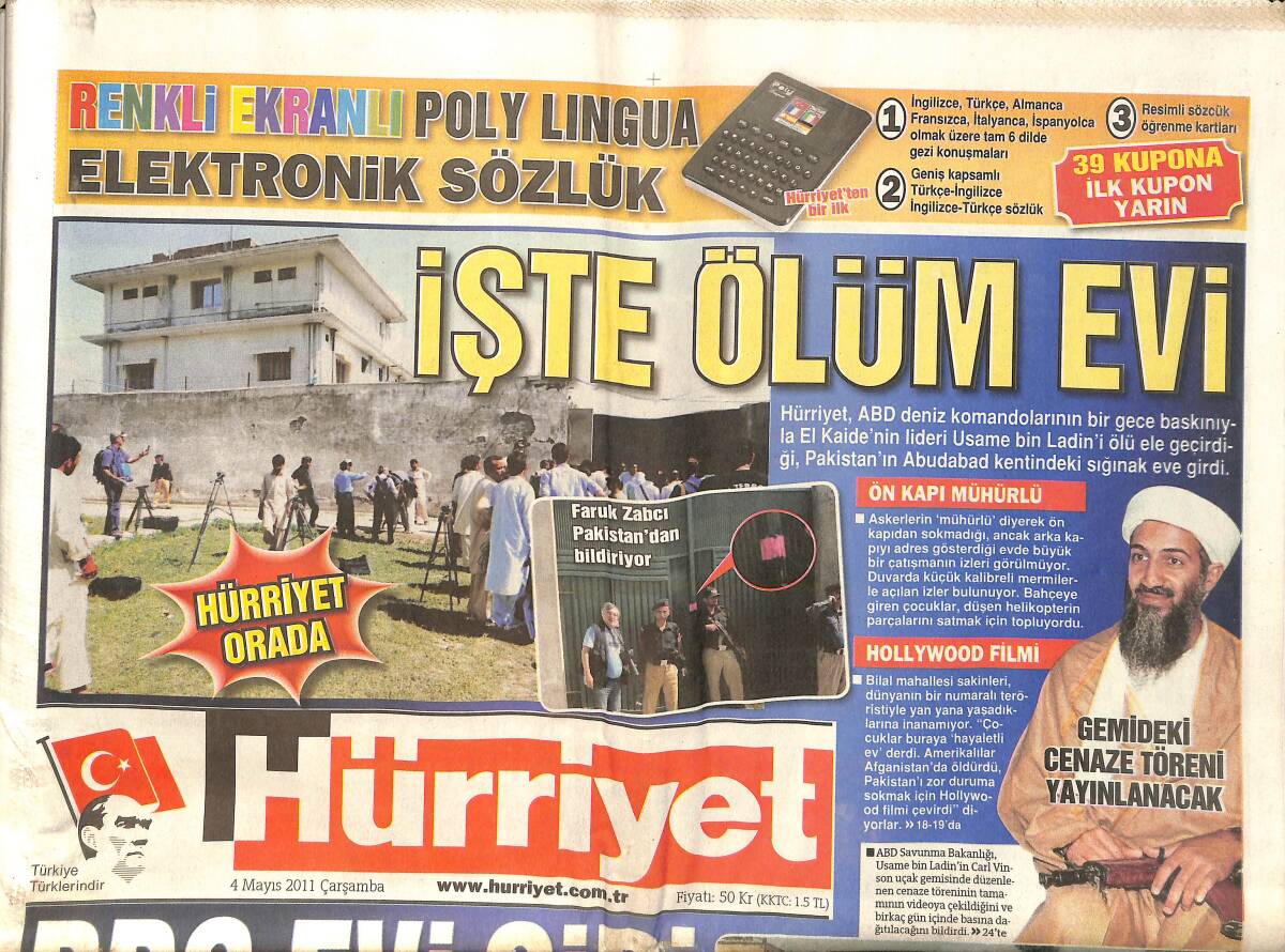 Hürriyet Gazetesi 4 Mayıs 2011 - Erdoğan ''Kaddafi Derhal İktidarı Bıraksın'' - Aleks Adıyla Türk Vatandaşı Olacak GZ159605 - 1