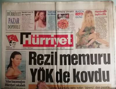Hürriyet Gazetesi 4 Nisan 1999 Yılın Sürpriz Kaçamağı - Sultan Muradın Kosova Duası -GZ44820 - 2