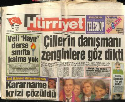 Hürriyet Gazetesi 4 Ocak 1992 - Doğum Günü Hediyesi GZ54887 - 1