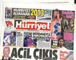 Hürriyet Gazetesi 4 Ocak 2014 - Aykut Kocaman Fenerbahçenin Şampiyonluğu En Çok Beni Mutlu Eder GZ100689 - 2