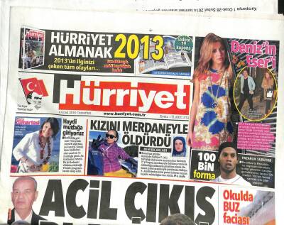 Hürriyet Gazetesi 4 Ocak 2014 - Aykut Kocaman Fenerbahçenin Şampiyonluğu En Çok Beni Mutlu Eder GZ100689 - 2