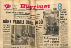 Hürriyet Gazetesi 4 Şubat 1963 - Tunca - Meriç Taştı , Binlerce Dönüm Arazi Sular Altında GZ67422 - 2