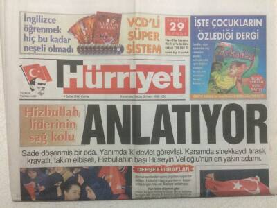 Hürriyet Gazetesi 4 Şubat 2000 - FPye Adnan Hoca Şoku GZ35017 - 1