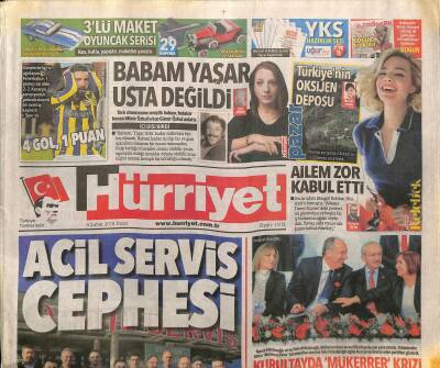 Hürriyet Gazetesi 4 Şubat 2018 - Hükümete Suriye Çağrısı - Münir Özkulu Kızı Güner Özkul Anlattı GZ125580 - 1
