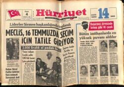 Hürriyet Gazetesi 4 Temmuz 1965 - Başkan Gürsel Partiler Birbirine Karşı Yumuşak Davranmalı Dedi GZ68682 - 2