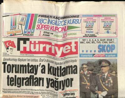 Hürriyet Gazetesi 5 Aralık 1990 - Doğum Günü Hediyesi GZ58676 - 1