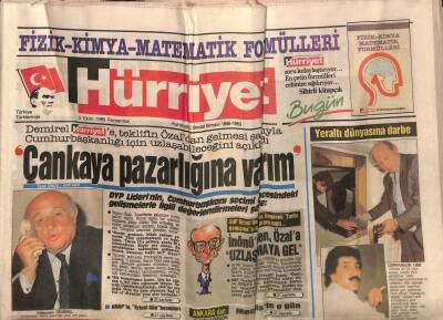 Hürriyet Gazetesi 5 Ekim 1989 - Mozaik Sergisinde , Aleyhimize Propaganda GZ80822 - 1