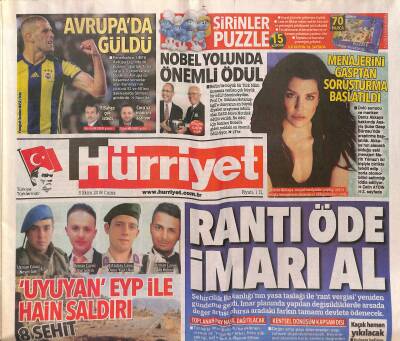 Hürriyet Gazetesi 5 Ekim 2018 - CHPde Kulisler Başladı - Fenerbahçe Avrupada Güldü GZ124280 - 1