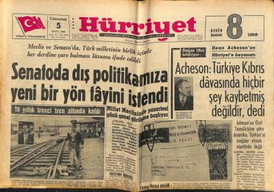 Hürriyet Gazetesi 5 Eylül 1964 - Kraliçe Elizabeth İskoçyada Yumurta Yağmuruna Tutuldu GZ81896 - 1