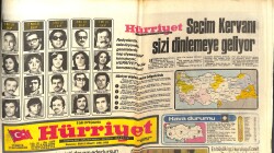 Hürriyet Gazetesi 5 Eylül 1979 - Bülent Ersoy Yeni Kapı Gar Gazinosu Afişi - Muazzez Abacı Ortadan Aniden Kayboldu GZ142498 - 1