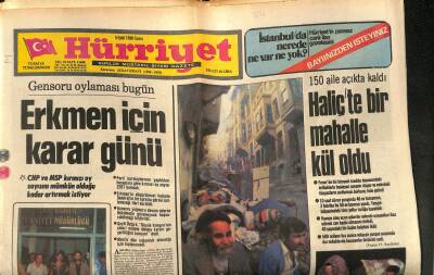 Hürriyet Gazetesi 5 Eylül 1980 - Bülent Ersoy Poliste Kendini Savundu Askı Kaydı , Göğsüm Göründü GZ117472 - 1