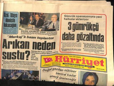 Hürriyet Gazetesi 5 Eylül 1984 - Tercüman Gazetesi Süresiz Kapatıldı GZ74331 - 1