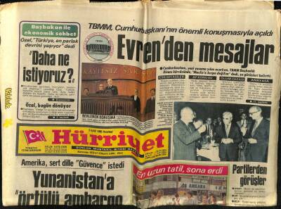 Hürriyet Gazetesi 5 Eylül 1985 - Doğum Günü Hediyesi GZ55035 - 1