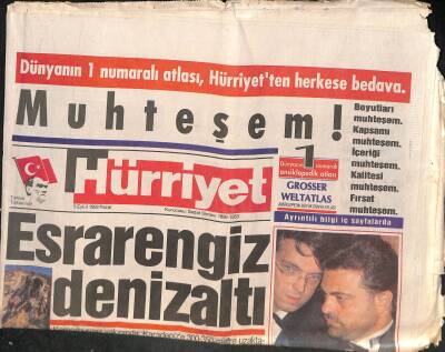 Hürriyet Gazetesi 5 Eylül 1993 - Azerbaycan Rusyaya Dönüyor - Çiller Gelmeden Protesto GZ124934 - 1