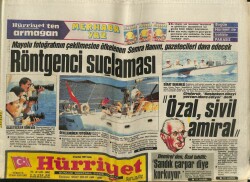 Hürriyet Gazetesi 5 Haziran 1987 - Kıbrıs Üzerinde Kara Bulutlar GZ60838 - 1