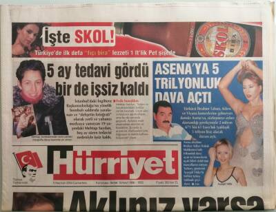 Hürriyet Gazetesi 5 Haziran 2004 Tatlısesten Asenaya Beş Tirilyonluk Dava -GZ44563 - 2
