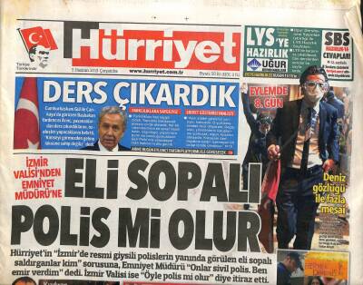 Hürriyet Gazetesi 5 Haziran 2013 - Avustralyalı Model Miranda Kerr Dün Tanıtım İçin Çıktığı New York Sokaklarında İzdiham Yarattı GZ106248 - 1