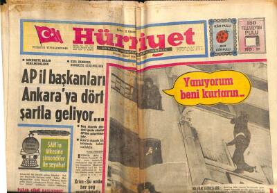 Hürriyet Gazetesi 5 Kasım 1971 - AP İl Başkanları Ankaraya Dört Şartla Geliyor... GZ80947 - 1