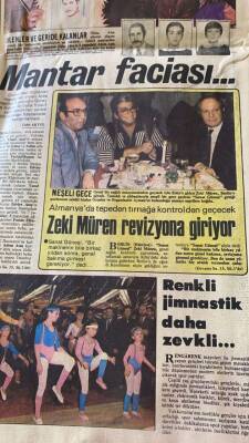 Hürriyet Gazetesi 5 Kasım 1983 - Almanyada Tepeden Tırnağa Kontrolden Geçecek Zeki Müren Revizyona Giriyor GZ80833 - 2