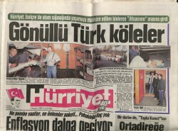 Hürriyet Gazetesi 5 Kasım 1988 - Gönüllü Türk Köleler GZ61709 - 1