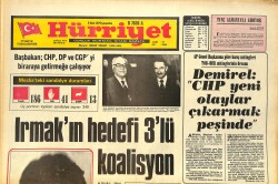 Hürriyet Gazetesi 5 Mart 1975 - Zeki Müren'in Ay Parçası 8 Yıla Mahkum Oldu - Amerikan Üssünün Kilit Adamları Türk GZ157534 - 1