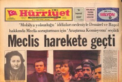 Hürriyet Gazetesi 5 Mart 1976 - Zeki Müren Afişi ve Konser Tarihleri - Mobilya Yolsuzluğunda Yahya Demiral İçin Meclis Araştırma Komisyonu Seçildi GZ158242 - Gökçekoleksiyon