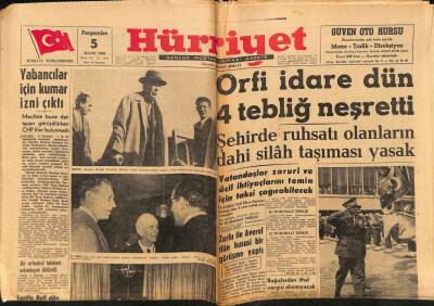 Hürriyet Gazetesi 5 Mayıs 1960 - NATO Vekiller Konseyi Toplantısı Dün Sona Erdi GZ79494 - 1