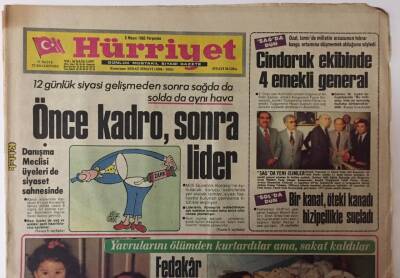 Hürriyet Gazetesi - 5 Mayıs 1983 - Önce Kadro , Sonra Lider GZ25339 - 1