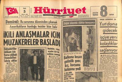 Hürriyet Gazetesi 5 Nisan 1966 - Paşabahçe Fabrikasında İşçiler İki Grev Gözcüsünü Yaraladı GZ91697 - 1