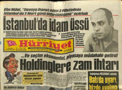 Hürriyet Gazetesi 5 Nisan 1987 - İstanbulda İdam Üssü GZ60818 - 1