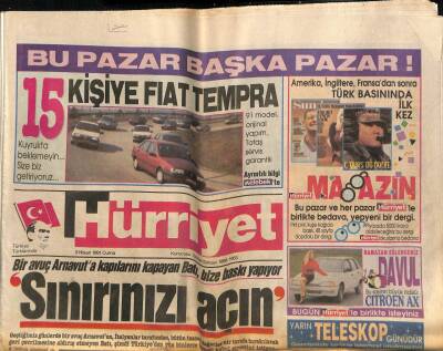 Hürriyet Gazetesi 5 Nisan 1991 - Irak , 20 Yıl Belini Doğrultamayacak GZ81437 - 1
