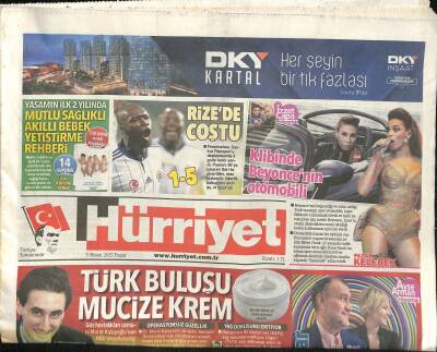 Hürriyet Gazetesi 5 Nisan 2015 - Kayahan , Dün Son Yolculuğuna Uğurlandı GZ115899 - 1