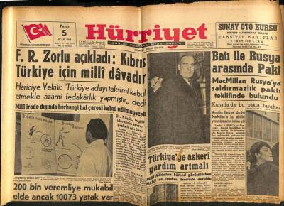 Hürriyet Gazetesi 5 Ocak 1958 - Avukatlar da Kağıt Sıkıntısı Çekiyor GZ81105 - 1