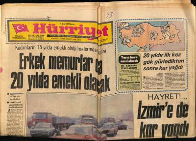 Hürriyet Gazetesi 5 Ocak 1979 - Gazino Afişi * Behiye Aksoy - Nigar Uluerer - Orhan Şener GZ69529 - 1