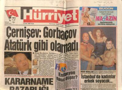 Hürriyet Gazetesi 5 Ocak 1992 - Doğum Günü Hediyesi GZ55397 - 1