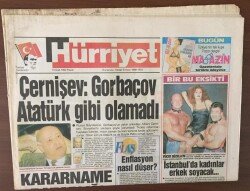 Hürriyet Gazetesi 5 Ocak 1992 -Eski CHPliler İnönü Oyları Eritiyor GZ6960 - 1