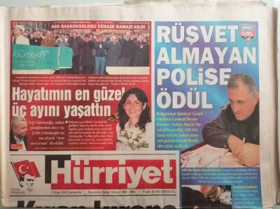 Hürriyet Gazetesi 5 Ocak 2005 Kıran Kırana Söz Düellosu - GZ44340 - 2