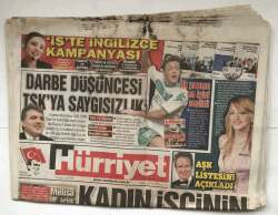 Hürriyet Gazetesi 5 Ocak 2010 - Darbe Düşüncesi TSKya Saygısızlık GZ5662 - 2