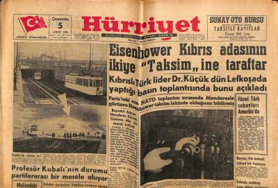 Hürriyet Gazetesi 5 Şubat 1958 - Vakıflar Yurdunda Kalan Talebelerin İşi Karışık GZ76816 - 1