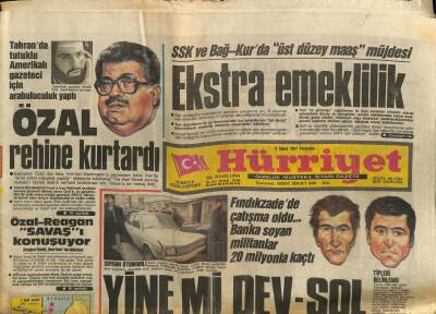 Hürriyet Gazetesi 5 Şubat 1987 - ODTÜ Bakana Meydan Okudu GZ84030 - 1