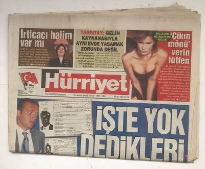 Hürriyet Gazetesi 5 Şubat 2004 - İşte Yok Dedikleri 2 Pasaport GZ8447 - 1
