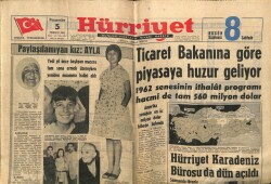 Hürriyet Gazetesi 5 Temmuz 1962 - Ticaret Bakanına Göre Piyasaya Huzur Geliyor GZ72594 - 1