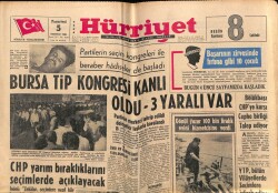Hürriyet Gazetesi 5 Temmuz 1965 - Başıboş Kalan Norveç Tankeri Rumelihisarı Rıhtımına Bindirdi GZ68683 - 1