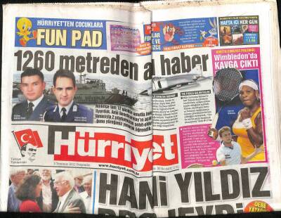 Hürriyet Gazetesi 5 Temmuz 2012 - Alman Kiracı Dehşeti 5 Ölü - Wimbledonda Kavga Çıktı GZ98912 - 1