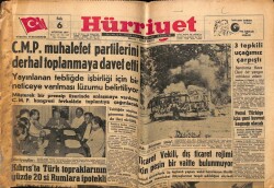 Hürriyet Gazetesi 6 Ağustos 1957 - Petrol Türkiye İçin Yeni Kuvvet Kaynağı Olacak GZ68986 - 2