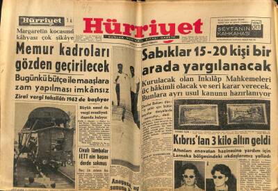 Hürriyet Gazetesi 6 Ağustos 1960 - Sabıklar 15 - 20 Kişi Bir Arada Yargılanacak GZ73929 - 1