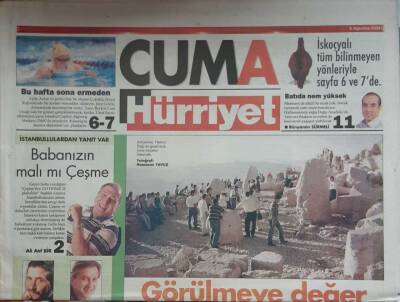 Hürriyet Gazetesi 6 Ağustos 2004-Eko-Turizmin AdresiKüre Dağları GZ45684 - 2