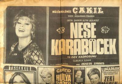 Hürriyet Gazetesi 6 Aralık 1979 - Altın Bülbüller Zeki Müren, Neşe Karaböcek,Gönül Yazar GZ99226 - 1