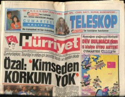 Hürriyet Gazetesi 6 Aralık 1990 - Özal, Saddama Karşı Yumuşuyor Mu ? GZ62374 - 1